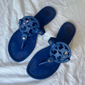 Tory Burch Miller Sandals in Blue size 7